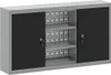 vidaXL Werkzeugschrank mit Regal Schwarz und Grau 50 x 20 x Produktbild-Vorschau 1