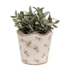 Clayre & Eef Innenblumentopf Ø 16x15 cm Beige Blau Keramik Produktbild-Vorschau 2