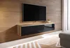A modern living room with a wall-mounted TV and media console. Anteprima dell’immagine prodotto