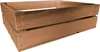 A wooden crate shown from a diagonal angle against a white background. Produktbild-Vorschau