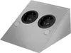 Thebo Keilsteckdose 228896ST2SI Edelstahl 2fach ST/2 889 SI Produktbild-Vorschau 5