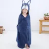 Dětský bavlněný ručník s kapucí Cartoon Bathrobe Bath Náhled obrázku produktu 6