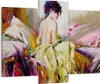 Bild auf Leinwand - Leinwandbild - Frau Modell - 130x100cm Produktbild-Vorschau 1