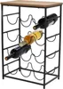 Casier à vin Koopman 12 bouteilles, métal/bois, 40 x 26 x Voir les images du produit 4