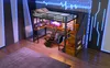 Hoogslaper 90 x 200 cm met bureau, prikbord, planken, Productafbeelding-voorbeeld 2