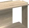 A close-up view of a wooden shelf with a visible wood grain texture. Náhľad obrázku produktu