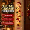 Weihnachtsdeko mit LED-Lichterkette, Weihnachtsmann Produktbild-Vorschau 4