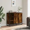 vidaXL Kredens dąb wędzony 92x35x76 cm materiał Podgląd zdjęcia produktu 3