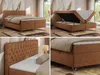 MKS MEBLE Boxspringbett 160x200, Bett 160x200 mit Matratze Produktbild-Vorschau 4