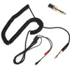Spirálový audiokabel sluchátek s adaptérem pro Náhled obrázku produktu 4