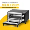 Clatronic Pizzaofen mit 12L Backraum | Minibackofen ideal Produktbild-Vorschau 3