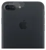 Close-up of the back of a dark-colored iPhone with camera lens protectors applied. Produktbild-Vorschau