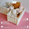 Creative Home Malý prútený kôš Biely úložný kôš 30x20x16 cm Náhľad obrázku produktu 5