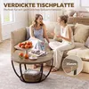 HOMCOM Couchtisch mit starker Tischplatte, 80 x 80 cm, Produktbild-Vorschau 6