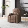 Brauner elektrischer Massagesessel mit USB-Anschluss, Produktbild-Vorschau 7