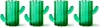 Set Excelsa 4 bicchieri da liquore Cactus 5 cl in vetro Anteprima dell’immagine prodotto 4