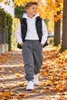 Weichers 2er Set Kinder Jogginghose gefüttert Fleece Jungen Produktbild-Vorschau 2