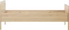 A side view of a wooden bed frame on a white background. Náhled obrázku produktu