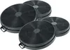 vhbw 4x Aktivkohlefilter kompatibel mit Siemens LC45650, LC Produktbild-Vorschau 1