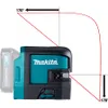 Makita SK106DZ, 25 m, 0,3 mm/m, 4°, 180°, 170°, 635 nm Náhled obrázku produktu 44