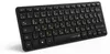 Kabellose deutsch-russische Bluetooth Tastatur im schwarzen Slim-Design Produktbild-Vorschau