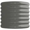 vidaXL Hochbeet Verzinkter Stahl 114x40x36 cm Grau Produktbild-Vorschau 4