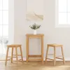 Two bar stools and a bar table in a room with windows. Náhled obrázku produktu