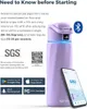 WaterH Boost Smarte Trinkflasche 710ml Violett Produktbild-Vorschau 4