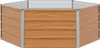 vidaXL Hochbeet im Garten Holzoptik 129 x 129 x 45 cm Produktbild-Vorschau 5