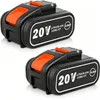Confezione da 2 batterie di ricambio per utensili Worx 20V, Anteprima dell’immagine prodotto 1