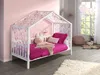 Hausbett Dallas 2 90x200 mit Bettkasten und Voile mit Produktbild-Vorschau 4