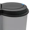Abfalleimer 2x25 Liter Duo Bin - Farbe: grau mit schwarzem Produktbild-Vorschau 11