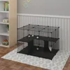 EUGAD Freigehege mit Bodenplatten Laufgitter Tür&Treppe, Produktbild-Vorschau 2