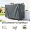 Outsunny Hollywoodschaukel Abdeckung 3 Sitzer Wasserdicht Produktbild-Vorschau 3
