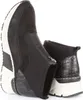 A pair of black high-top sneakers with a zipper. Produktbild-Vorschau