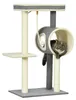 PawHut Kratzbaum 104cm Katzenbaum mit Katzenhöhle, Produktbild-Vorschau 1