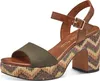 MARCO TOZZI Damen Sandalette hoher Schuh Riemchen Korkoptik Produktbild-Vorschau 5