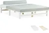 Homestyle4u Holzbett Jugendbett Palettenbett 140x200 mit Produktbild-Vorschau 1