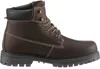 A side view of a brown leather work boot. Produktbild-Vorschau
