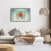 Gerahmtes Poster - Schwarzer Rahmen - Westen Sonne Gras - Produktbild-Vorschau 7