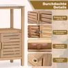 COSTWAY Table à plantes, armoire de jardin en bois, armoire Voir les images du produit 8