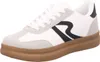 Sneakers Damen-Sneaker Weiß-Schwarz, Farbe:weiß, EU Produktbild-Vorschau 2