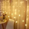 3,5m LED Schneeflocke Lichterkette Lichtervorhang Produktbild-Vorschau 7