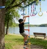 Park Linowy Przenośny 15M Tor Przeszkód Ninja Dla Dzieci Podgląd zdjęcia produktu 9