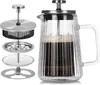 Doppelwandige French Press aus Glas – hitzebeständiger Produktbild-Vorschau 2
