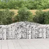 Gabionen mit Hochbogen 20Stk. 400x30x100/120cm Verzinktes Produktbild-Vorschau 1