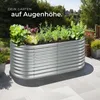 tectake® Hochbeet Flormma aus verzinktem Stahl 200 x 100 x Produktbild-Vorschau 8