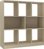 vidaXL Regál Sonoma-dub 97,5x29,5x100 cm materiál na báze Náhľad obrázku produktu 10