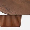 sweeek - Ovaler Couchtisch Heveaholz und Eichenfurnier - Produktbild-Vorschau 2