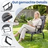 Chaise longue pliable COSTWAY, chaise longue de jardin 3 en Voir les images du produit 6